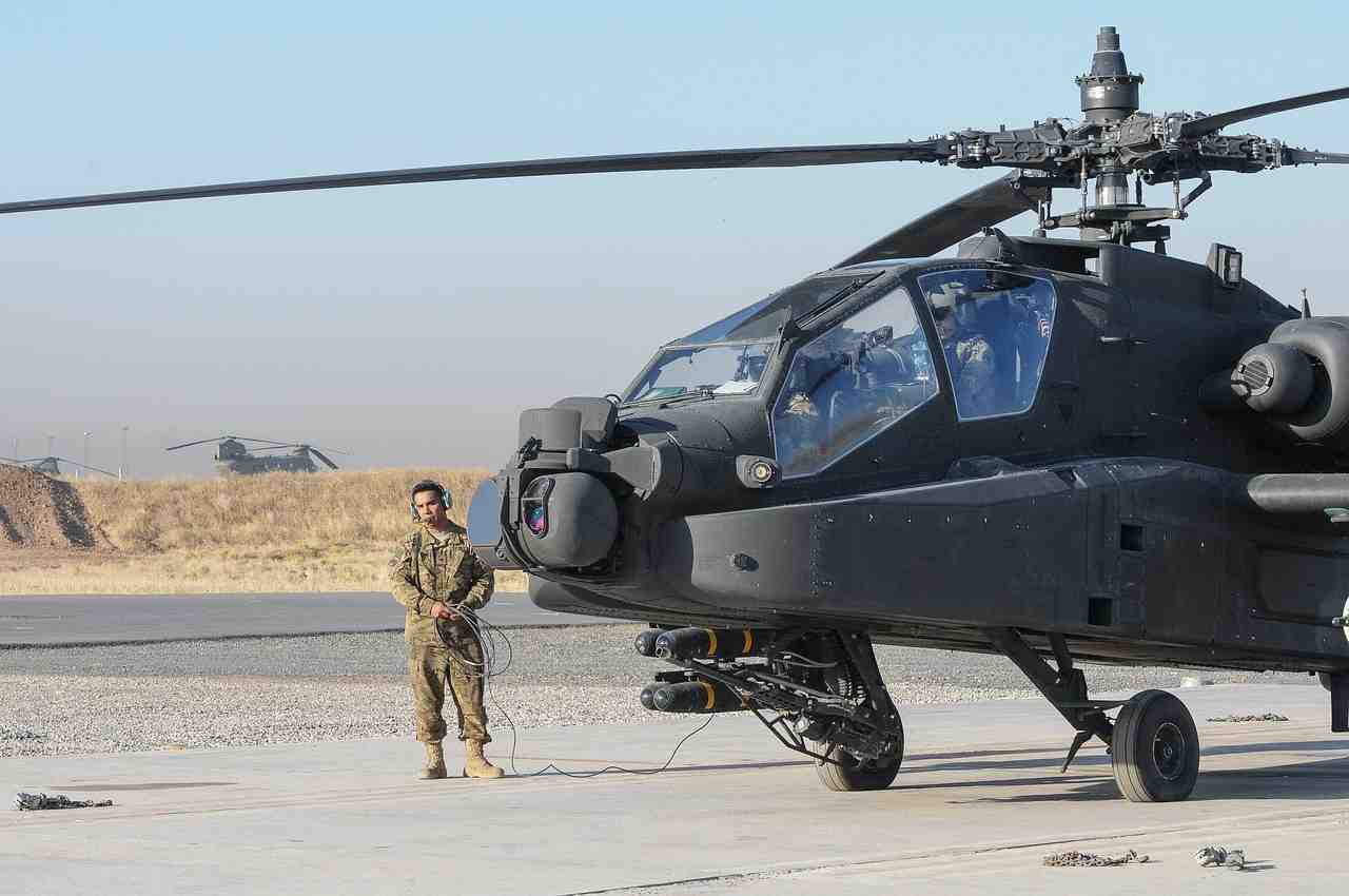 ah-64e, apache, hélicoptère d'attaque
